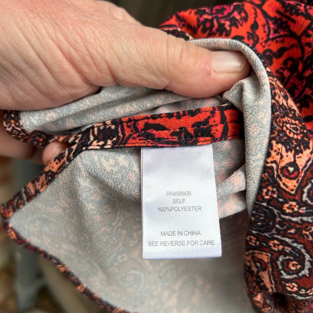 Bohemian Paisley Blouse - Picture 6 of 6